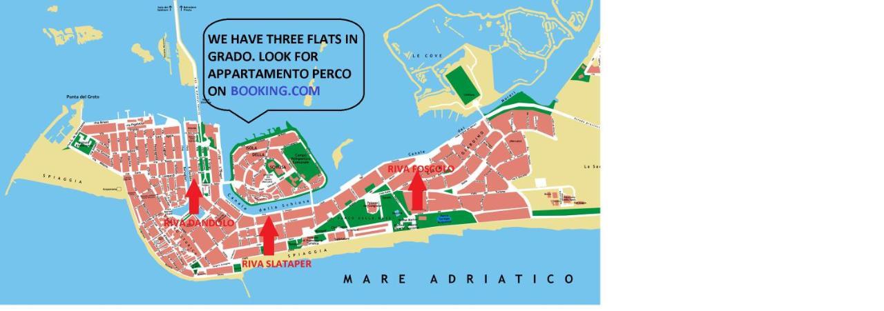 Appartamento Perco Riva Foscolo 格拉多 外观 照片